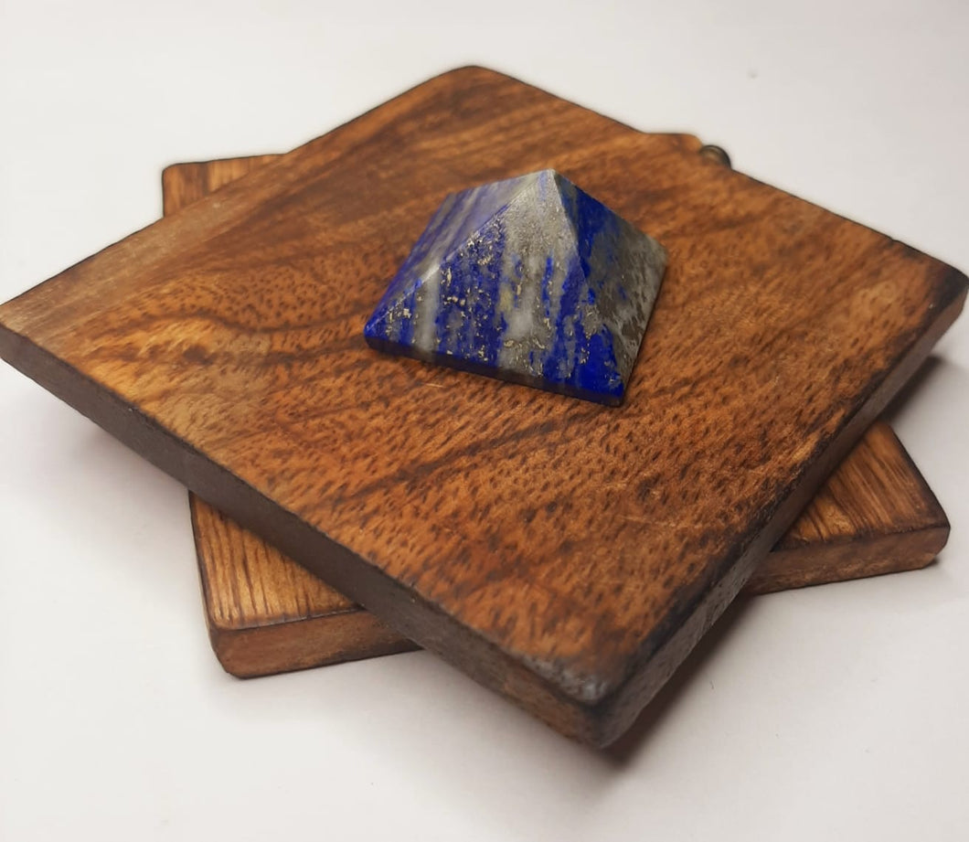 Lapis Lazuli Pyramid | Lab Certified |