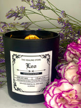 Load image into Gallery viewer, Leo Zodiac Candle  | Soy Wax | 170gms | With Rare Herbs, Crystals &amp; Essential Oils | Burning Hours 40-45 |
