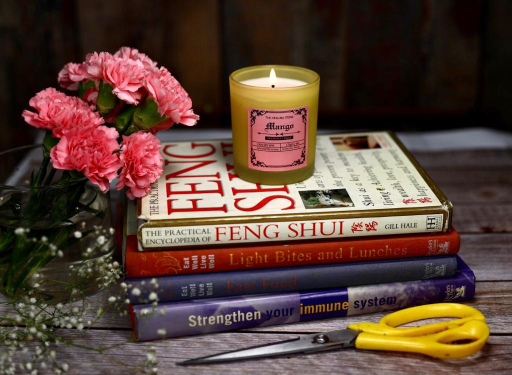 Mango Fragrance Candle | Soy wax | 170gms | Burning hours 40 |