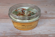 Load image into Gallery viewer, Money Ritual Candle | Soy Wax | 100 gms | With Rare Herbs, Crystals &amp; Essential Oils | Burning Hours 30 |
