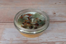 Load image into Gallery viewer, Money Ritual Candle | Soy Wax | 100 gms | With Rare Herbs, Crystals &amp; Essential Oils | Burning Hours 30 |
