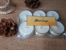 Load image into Gallery viewer, Moringa Tealight Candles | Set of 6 | Scented Candle | Burning hours: 2 |
