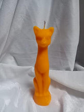 Load image into Gallery viewer, Cat Figure Spell Candle | Wicca Spells Candle | Yellow
