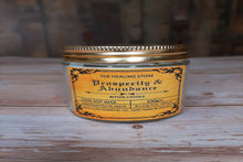 Load image into Gallery viewer, Prosperity and Abundance Ritual Candle | Soy Wax | 100 gms | With Rare Herbs, Crystals &amp; Essential Oils | Burning Hours 30 |
