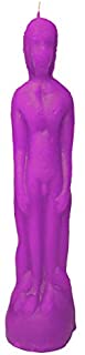 Purple Male Figurine Candle For Spell, Wicca, Hoodoo | Height: 8'' | Burning Hours: 2 |