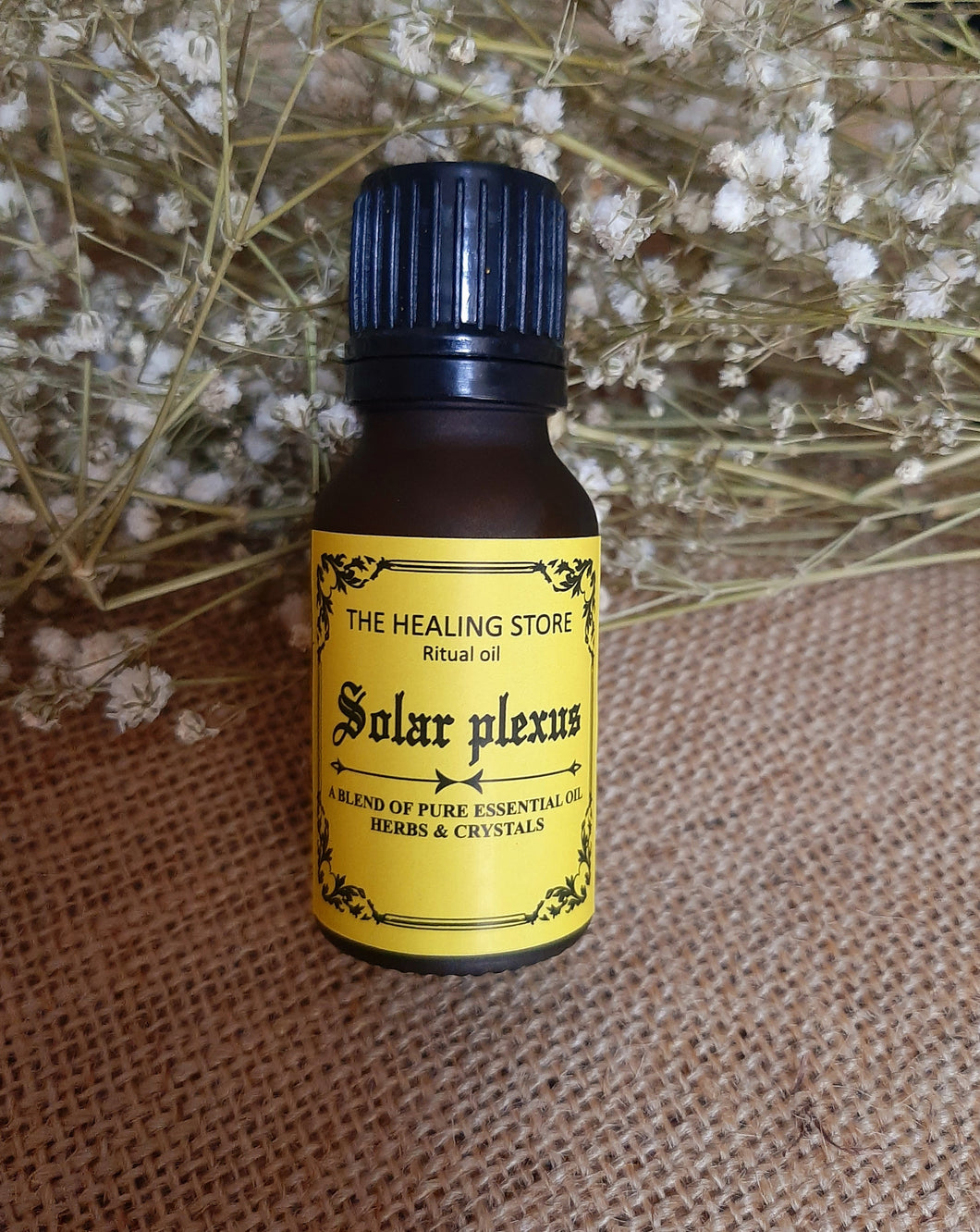 Solar Plexus Chakra Ritual Oil | For Hoodoo, Wicca, Conjour, Spellwork | Meditation | Aromatherapy