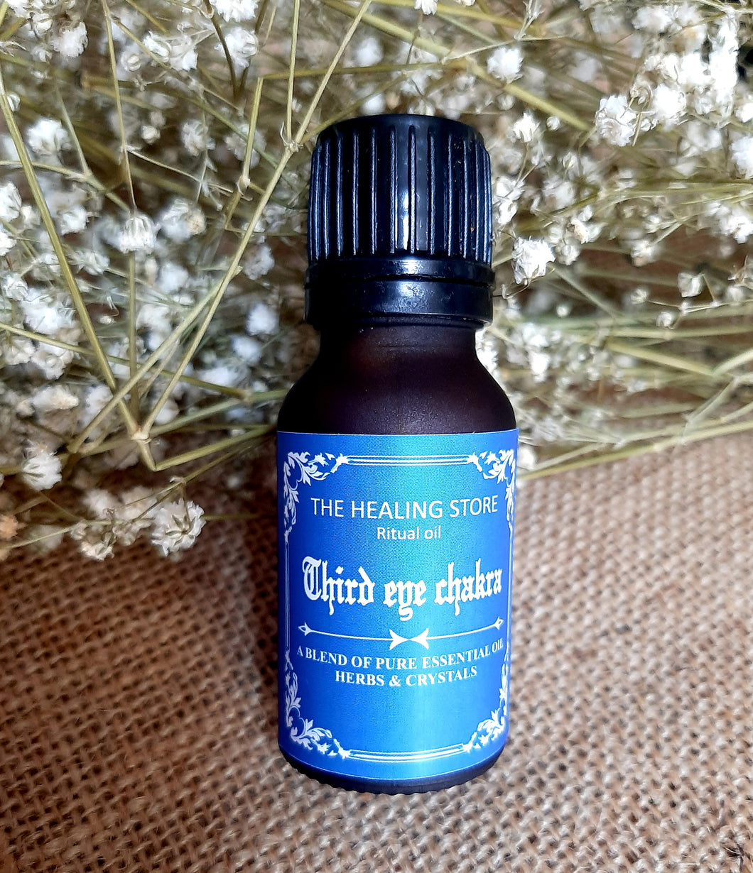 Third Eye Chakra Ritual Oil  | For Hoodoo, Wicca, Conjour, Spellwork | Meditation | Aromatherapy