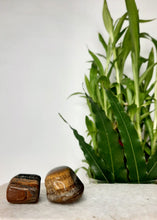 Load image into Gallery viewer, Tiger Eye Tumble Stone
