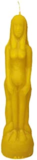 Yellow Female Figurine Candle For Spell, Wicca, Hoodoo | Height: 8'' | Burning Hours: 2 |